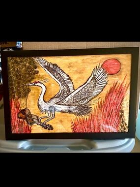 Framed Original Art Print “Violin Thief” 
8x12